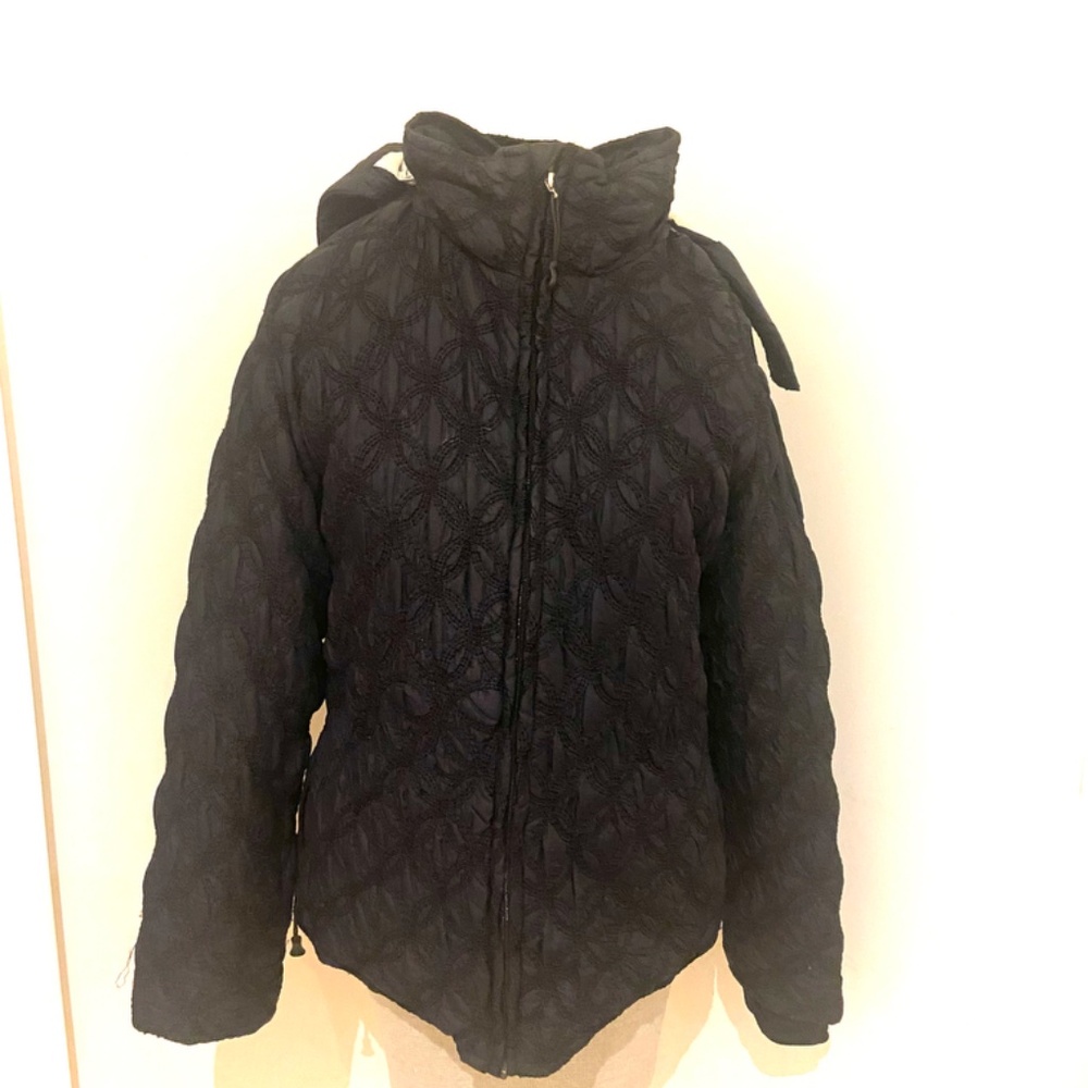 Black Hooded Horny Toad Jacket